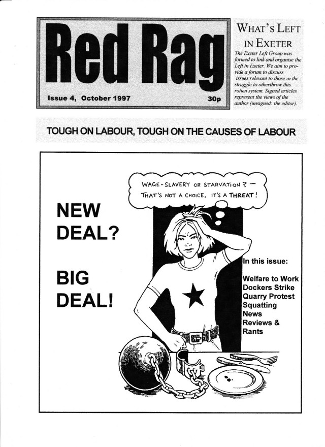 Red Rag newsletter of the Exeter Left