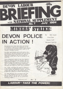 Devon Labour Briefing No.1 Jul 1984
