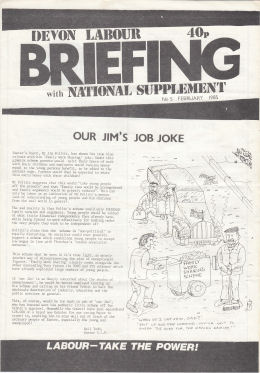 Devon Labour Briefing No.5 Feb 1985