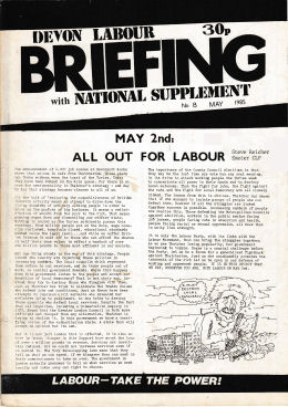 Devon Labour Briefing No.8 May 1985