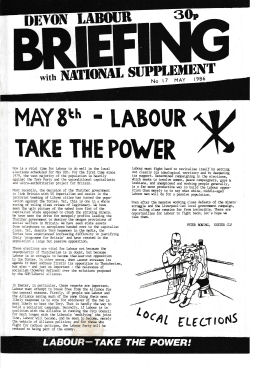 Devon Labour Briefing No.17 May 1986