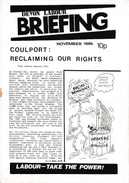 Devon Labour Briefing No.21 Nov 1986