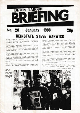Devon Labour Briefing No.28 Jan 1988