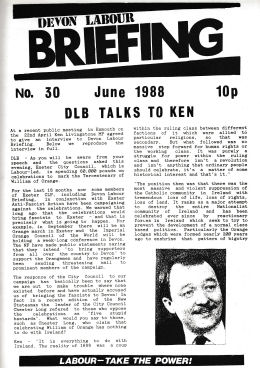 Devon Labour Briefing No.30 Jun 1988