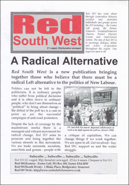 Red South West flyer